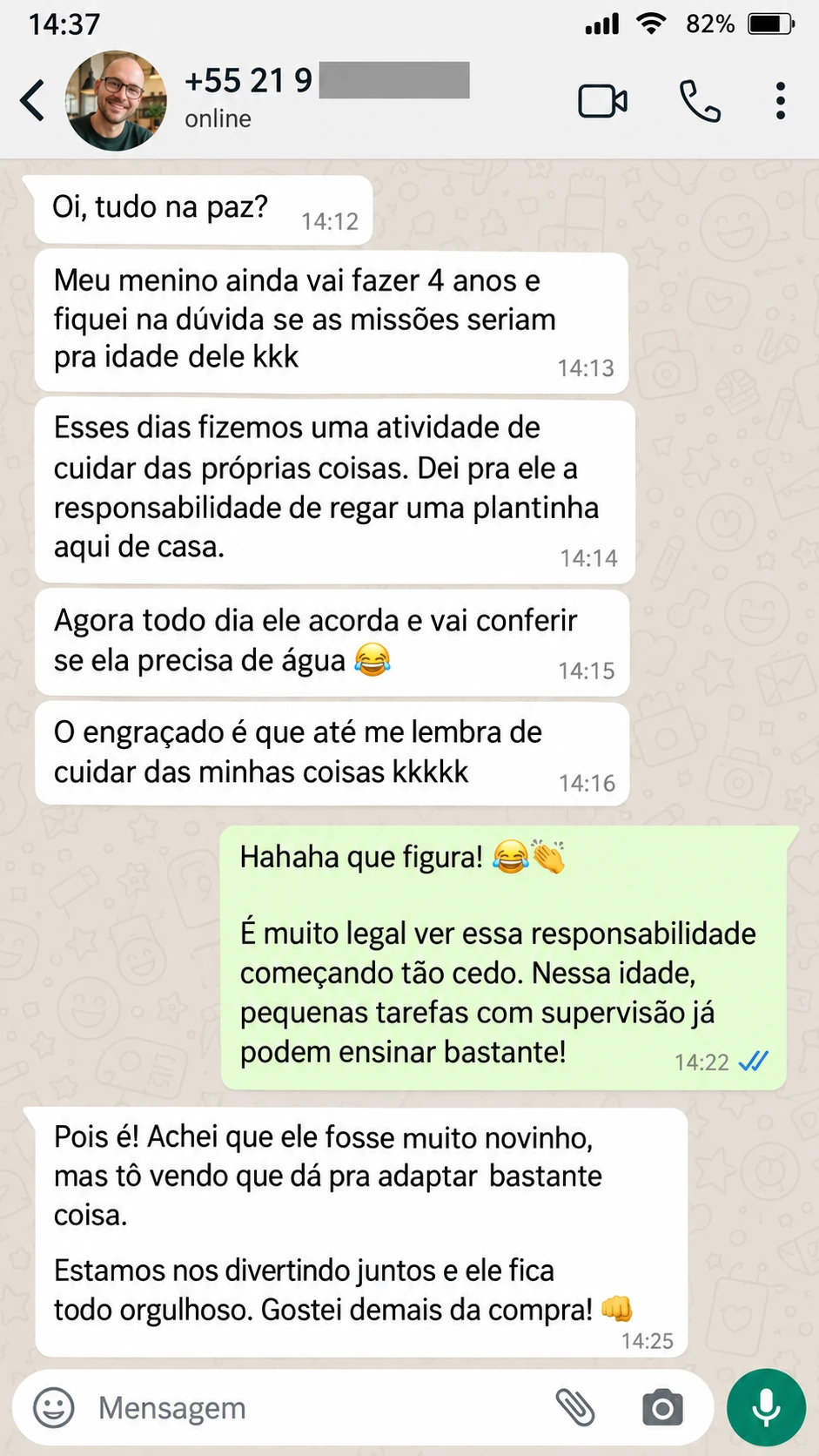 Conversa sobre experiências práticas em família — imagem 2