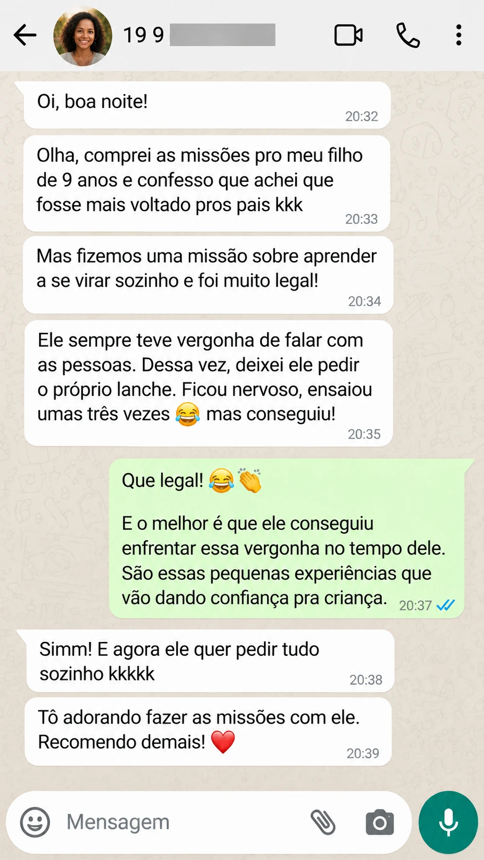 Conversa sobre experiências práticas em família — imagem 3