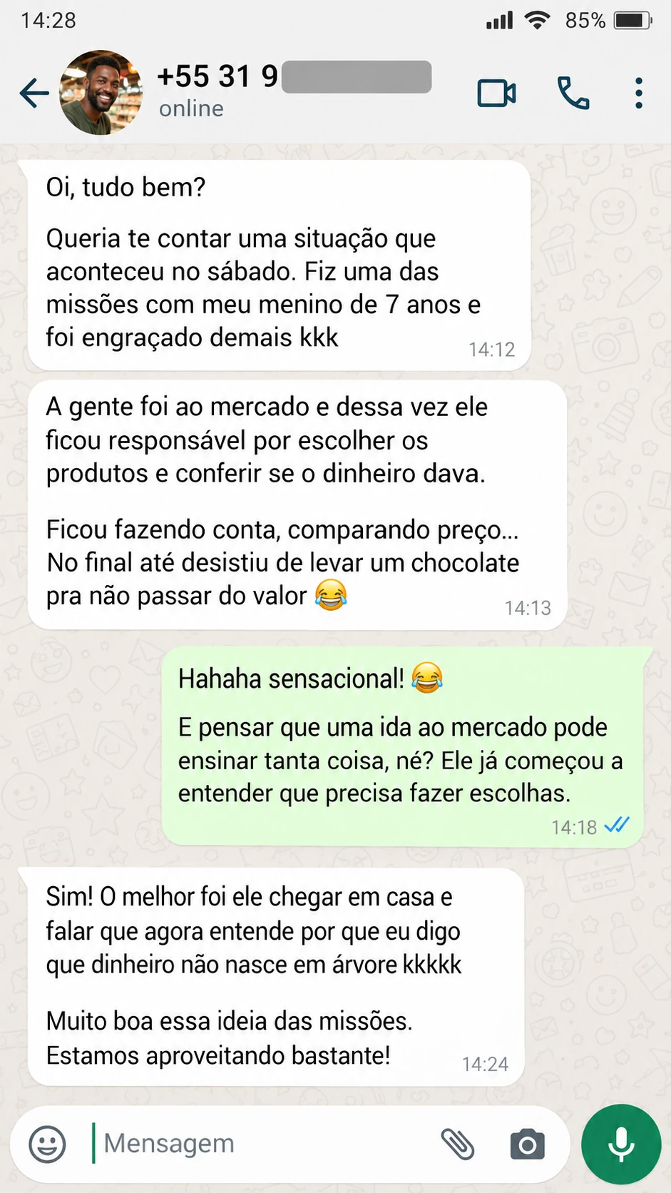 Conversa sobre experiências práticas em família — imagem 5